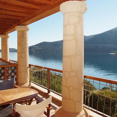 Secret Arcadia Bay - Maisonette Breathtaking Sea & Mountain View-Just On The Beach Agios Andreas  Luaran gambar