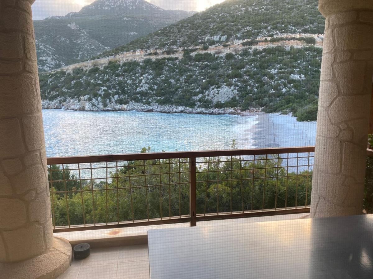 Secret Arcadia Bay - Maisonette Breathtaking Sea & Mountain View-Just On The Beach Agios Andreas  Luaran gambar