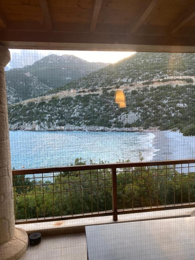 Secret Arcadia Bay - Maisonette Breathtaking Sea & Mountain View-Just On The Beach Agios Andreas  Luaran gambar