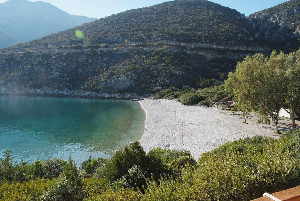Secret Arcadia Bay - Maisonette Breathtaking Sea & Mountain View-Just On The Beach Agios Andreas  Luaran gambar