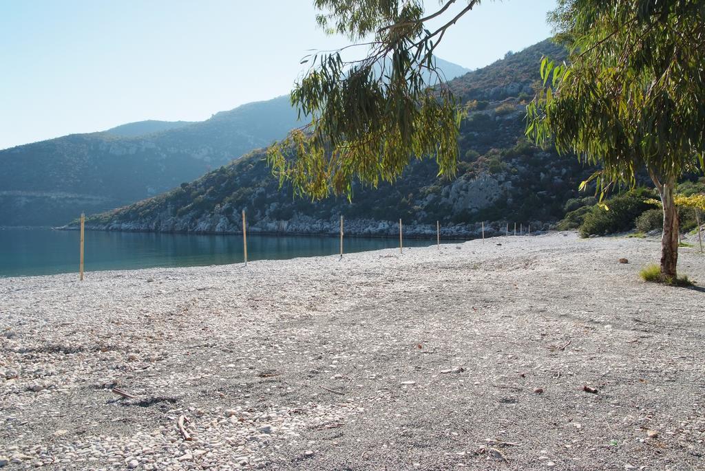 Secret Arcadia Bay - Maisonette Breathtaking Sea & Mountain View-Just On The Beach Agios Andreas  Luaran gambar